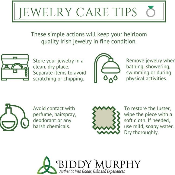 Irish Claddagh Ring for Women – Hallmarked Silver Jewelry from Ireland with Conn - Picture 5 of 9